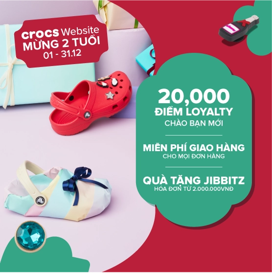 Celebrate Crocs Website 2 years old Hunt