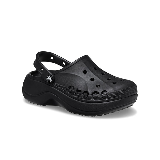 Giày Clog Nữ Crocs Baya Platform - Black