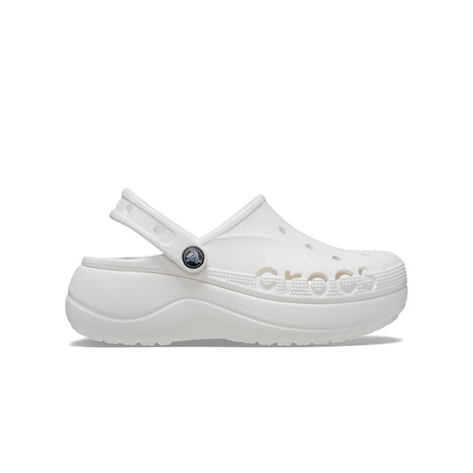 Giày Clog Nữ Crocs Baya Platform - White