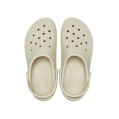 Giày Clog Unisex Crocs Off Court - Bone