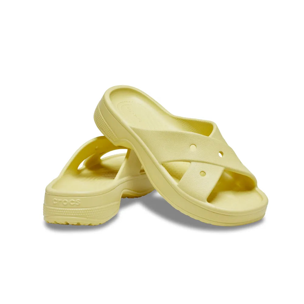 Dép Quai Ngang Nữ Crocs Classic Cross Strap - Daylily