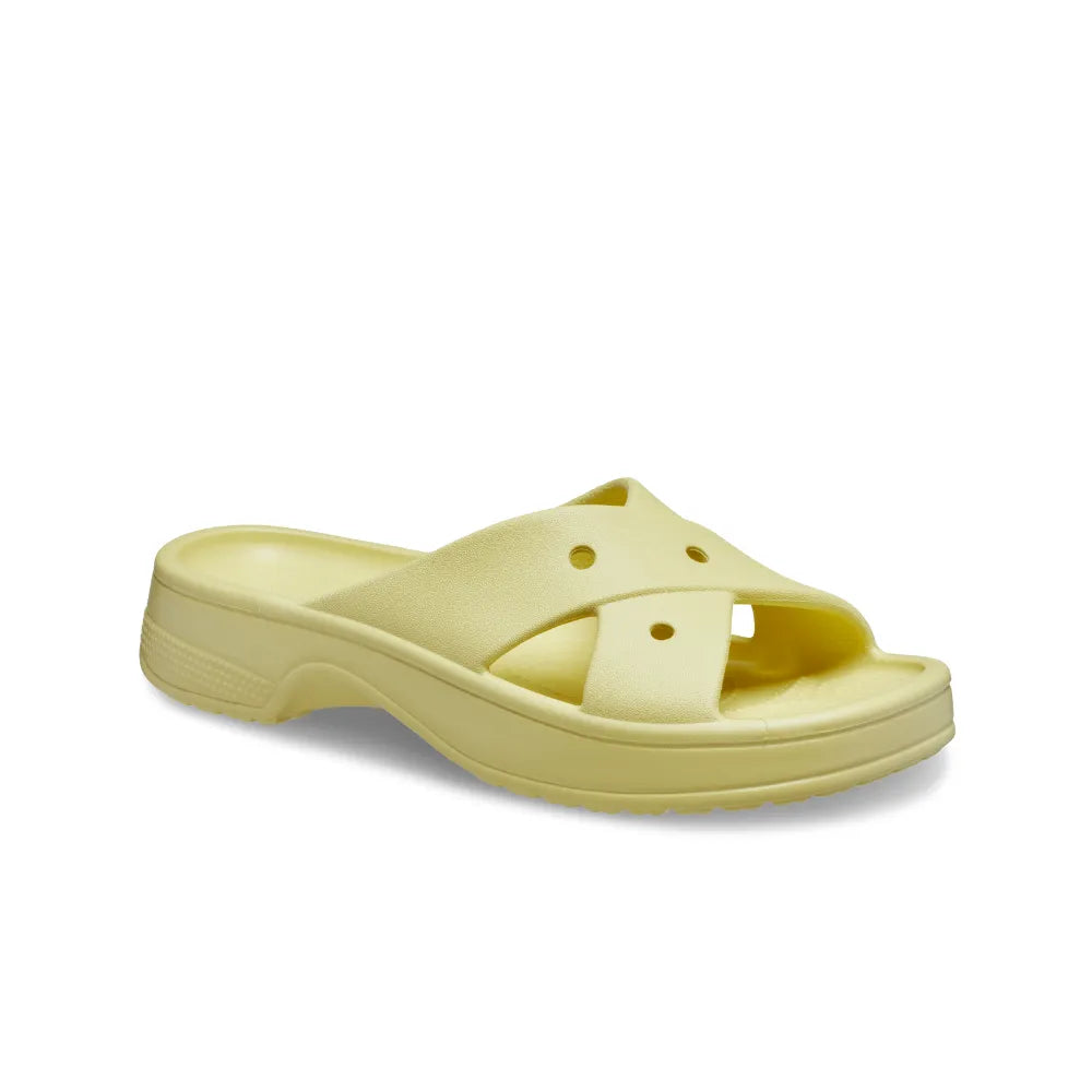 Dép Quai Ngang Nữ Crocs Classic Cross Strap - Daylily