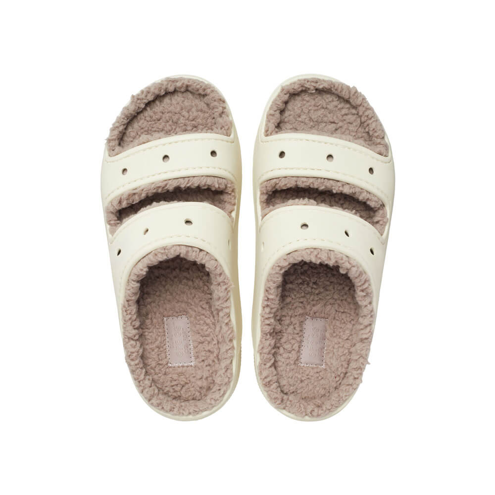 Dép Xăng Đan Unisex Crocs Cozzzy Classic - Bone