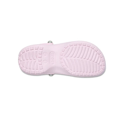 Giày Clog Nữ Crocs Classic Platform Pearl - Pink Milk