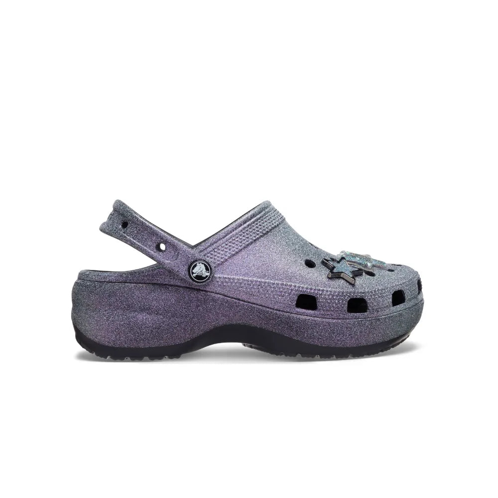 Women's Crocs Platform Glitter Classic Clog