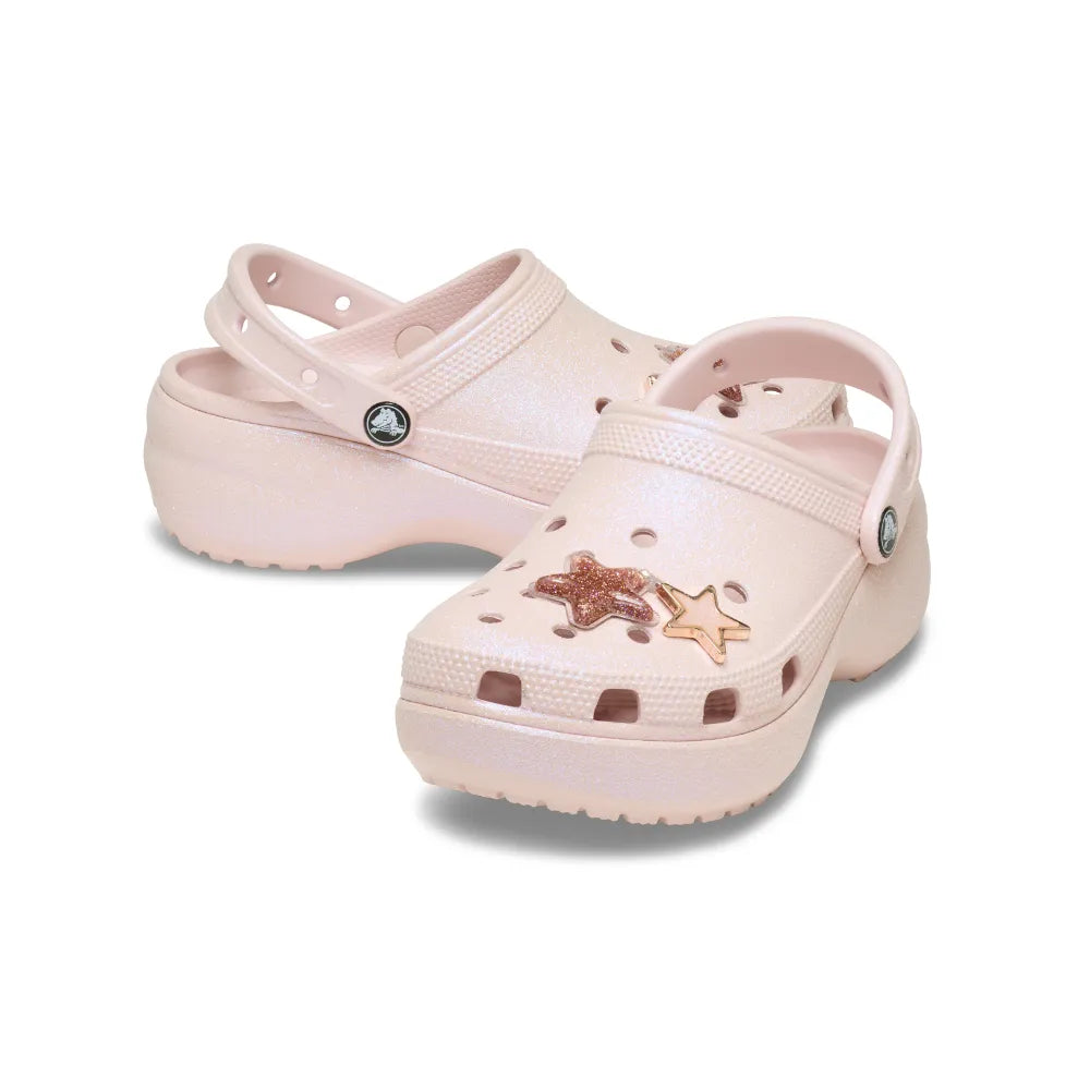 Women's Crocs Platform Glitter Classic Clog