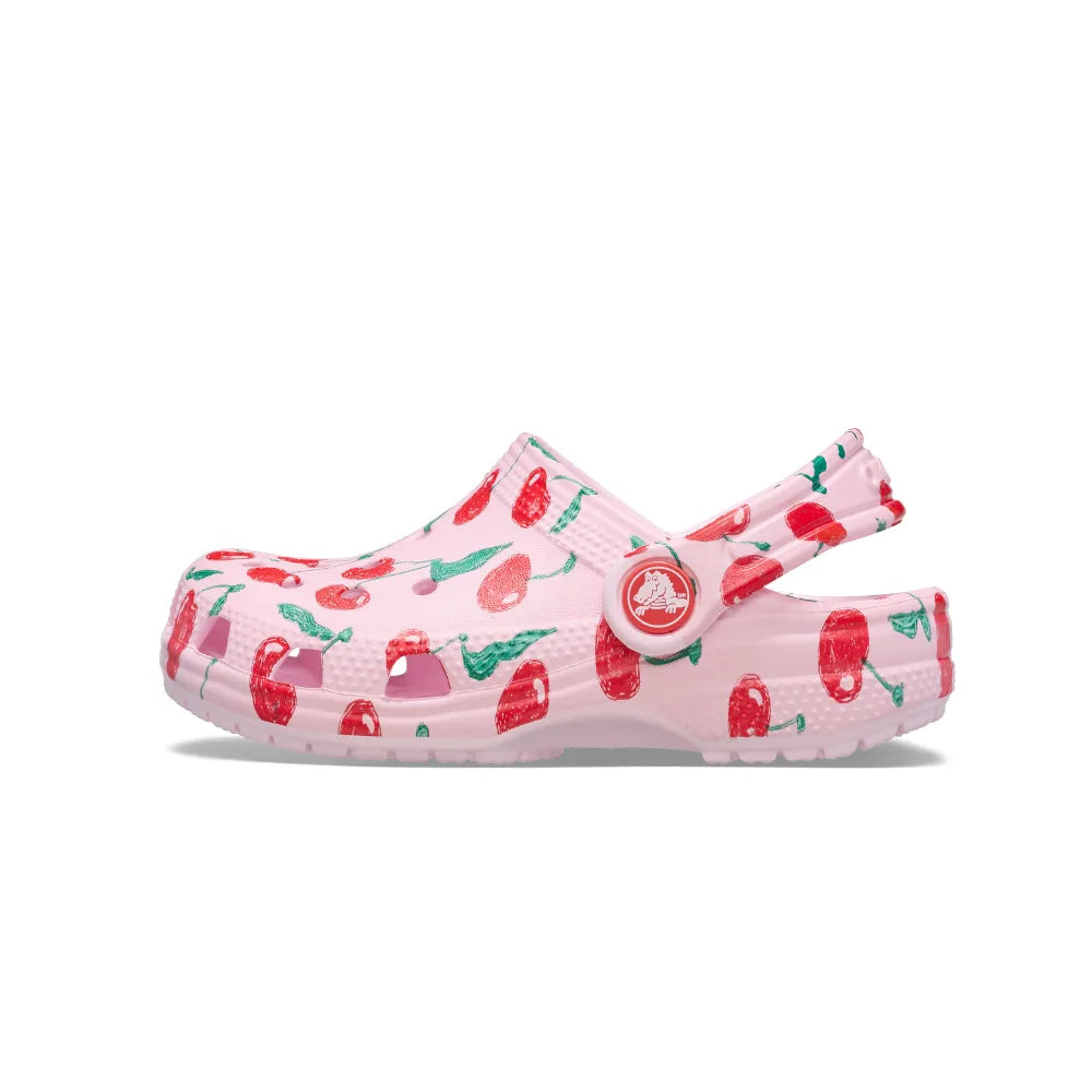 Giày Clog Trẻ Em Crocs Classic Fresh Fruits - Pink Milk