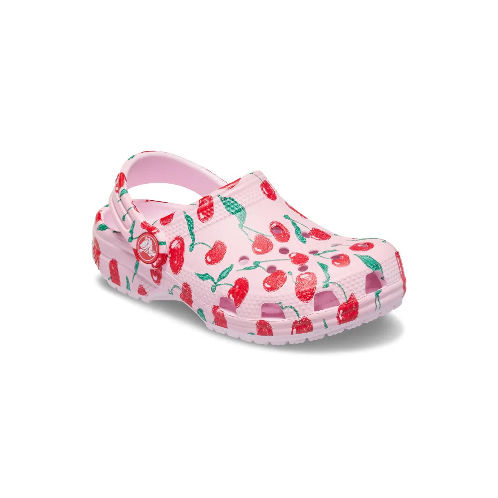 Giày Clog Trẻ Em Crocs Classic Fresh Fruits - Pink Milk