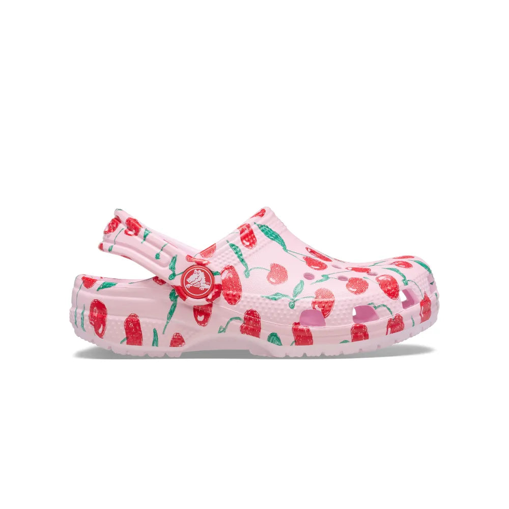 Giày Clog Trẻ Em Crocs Classic Fresh Fruits - Pink Milk