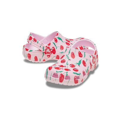 Giày Clog Trẻ Em Crocs Classic Fresh Fruits - Pink Milk