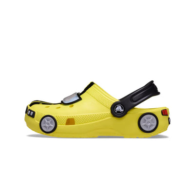 Giày Clog Trẻ Em Crocs Classic Iam Race Car - Cyber Yellow