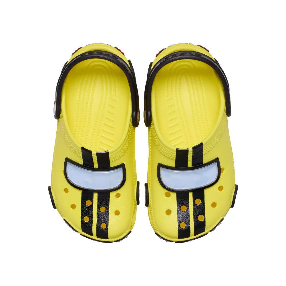 Giày Clog Trẻ Em Crocs Classic Iam Race Car - Cyber Yellow