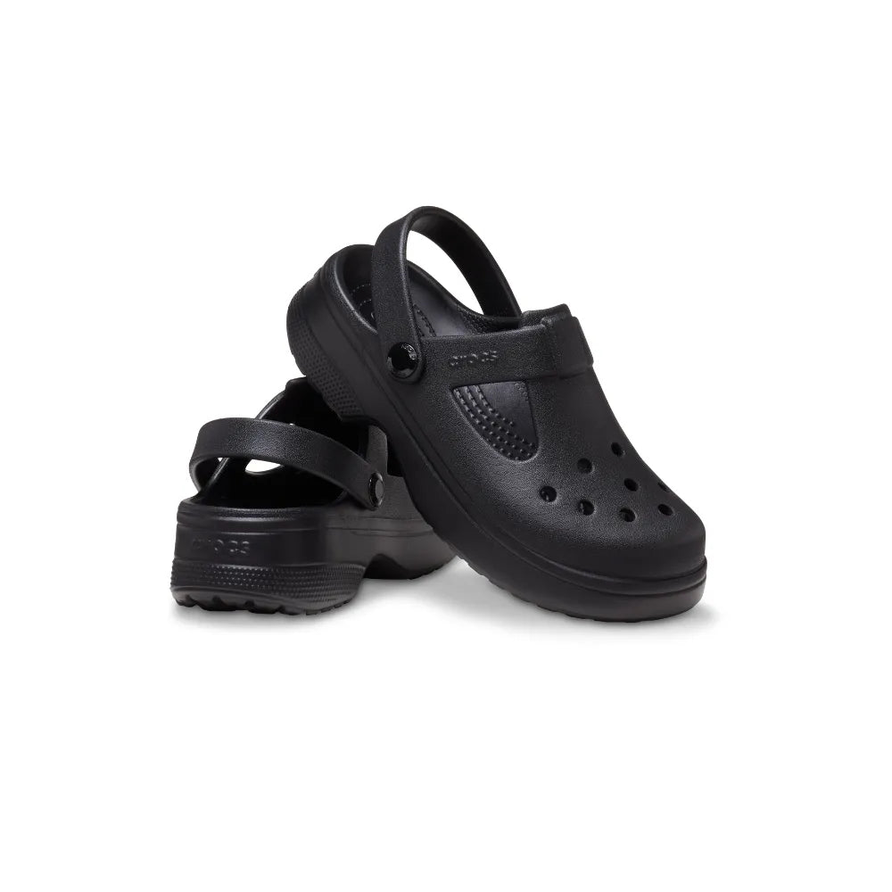 Giày Clog Trẻ Em Crocs Classic Mary Jane - Black