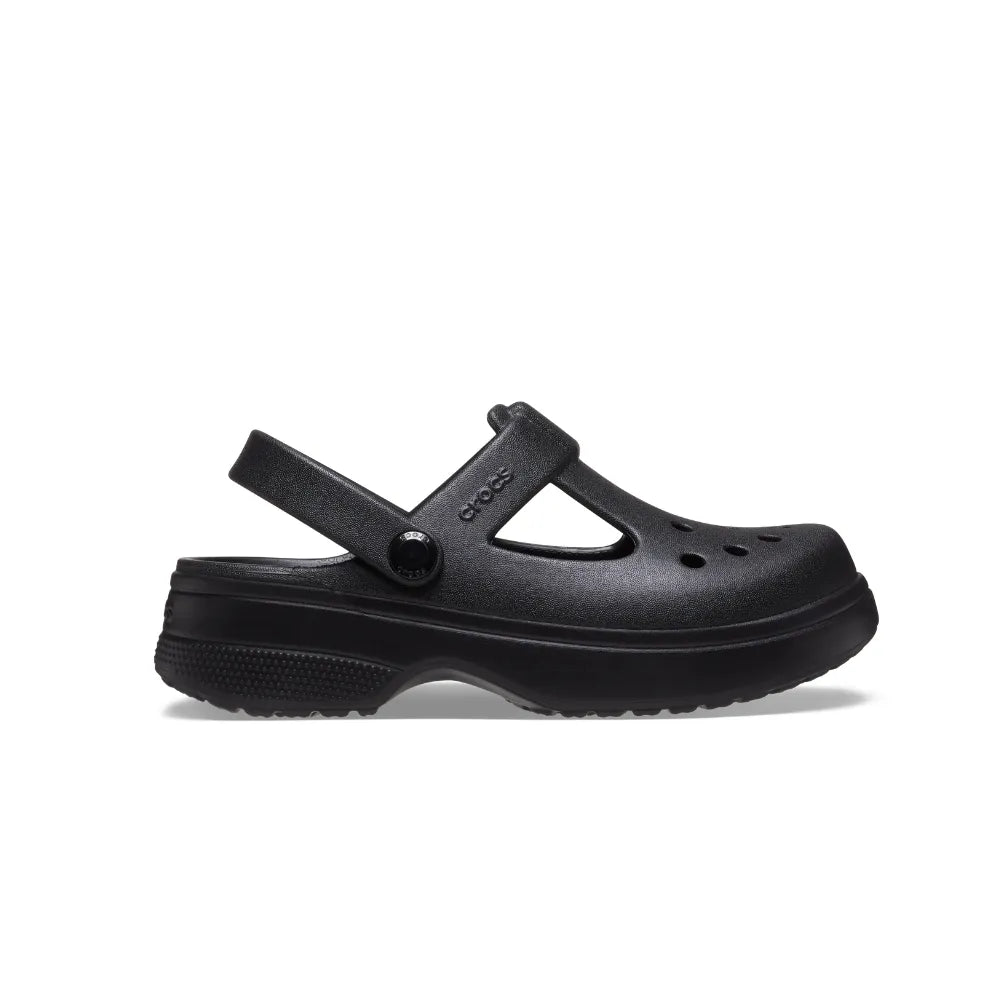 Giày Clog Trẻ Em Crocs Classic Mary Jane - Black