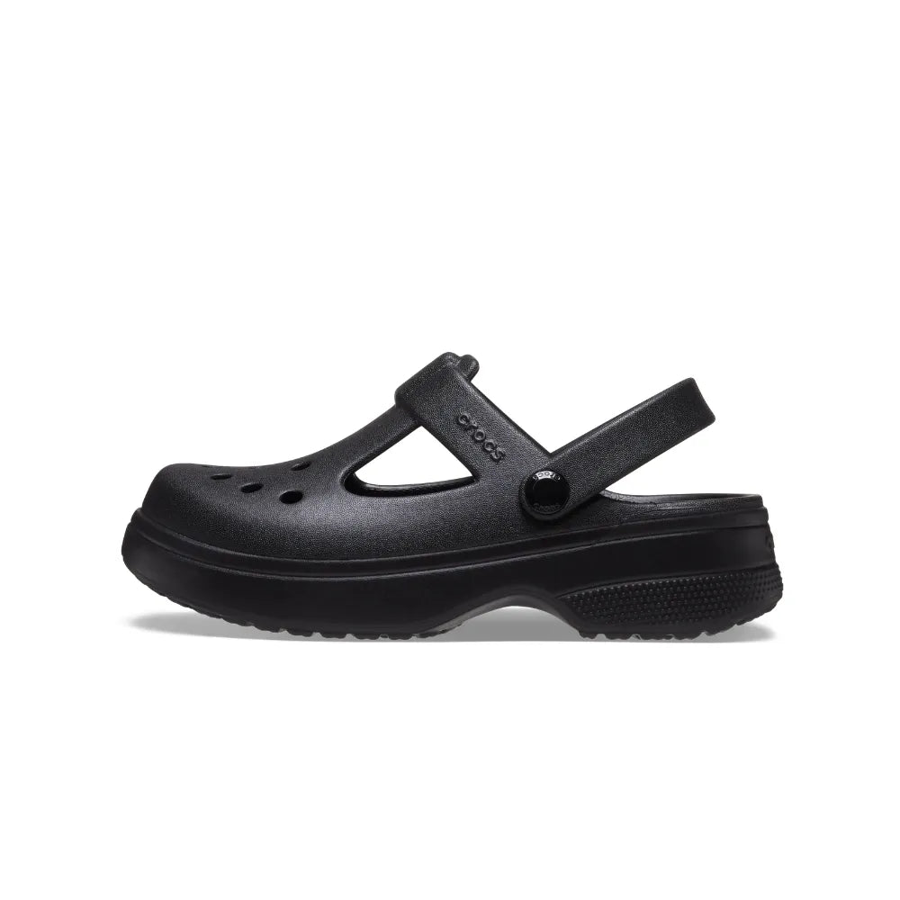 Giày Clog Trẻ Em Crocs Classic Mary Jane - Black