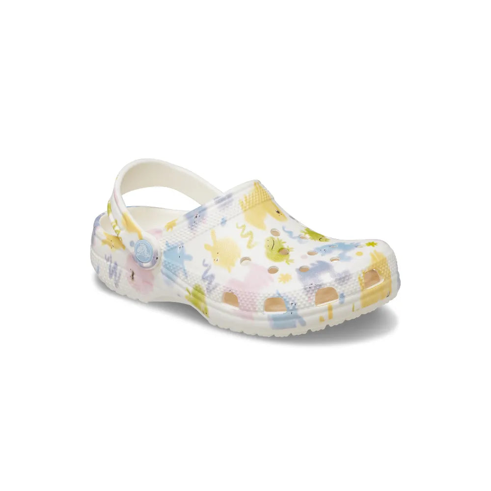 Giày Clog Trẻ Em Crocs Classic Pastel Pets - Chalk