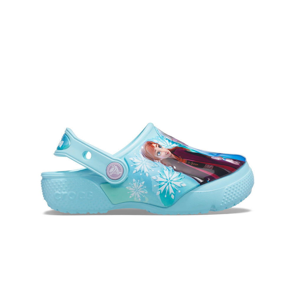 Giày Clog Trẻ Em Crocs Toddler Disney Frozen Ii Fun Lab - Ice Blue