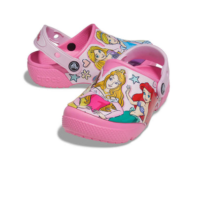 Giày Clog Trẻ Em Crocs Toddler Disney Princess Fun Lab - Pink Lemonade