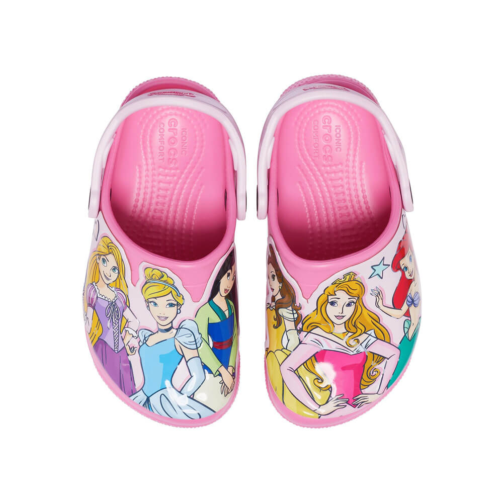 Giày Clog Trẻ Em Crocs Toddler Disney Princess Fun Lab - Pink Lemonade