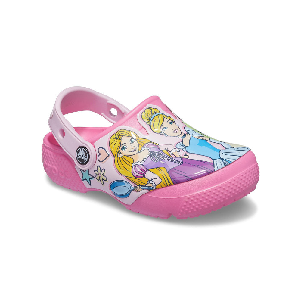 Giày Clog Trẻ Em Crocs Toddler Disney Princess Fun Lab - Pink Lemonade