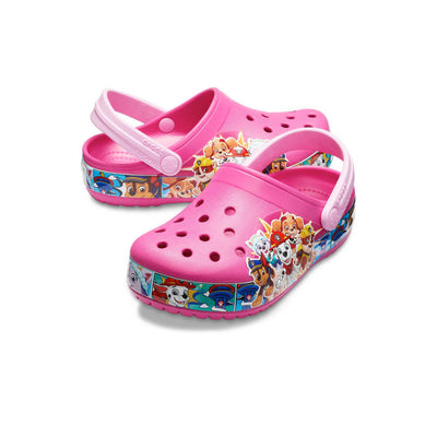 Giày Clog Trẻ Em Crocs Toddler Paw Patrol Band Fun Lab - Fuchsia