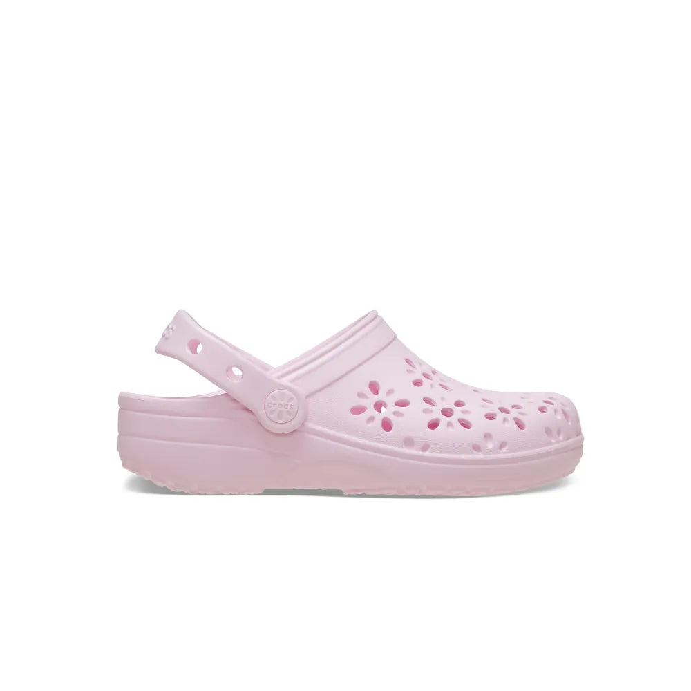 Toddler Crocs Classic Floral Cutout Clog