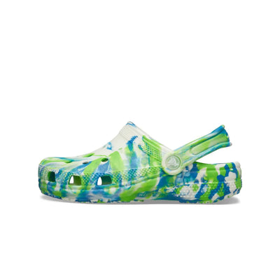 Giày Clog Trẻ Em Crocs Toddler Classic Glow Marbled - Prep Blue