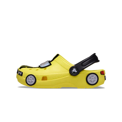 Giày Clog Trẻ Em Crocs Toddler Classic Iam Race Car - Cyber Yellow