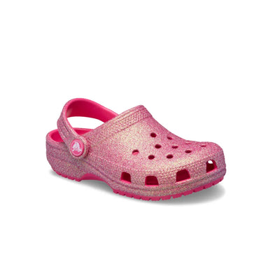 Giày Clog Trẻ Em Crocs Toddler Classic Iridescent Glitte - Dragon Fruit