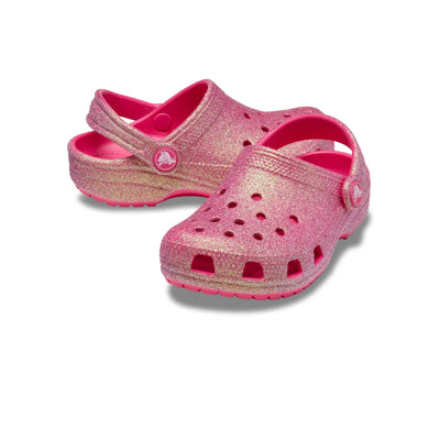 Giày Clog Trẻ Em Crocs Toddler Classic Iridescent Glitte - Dragon Fruit