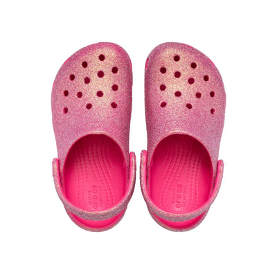 Giày Clog Trẻ Em Crocs Toddler Classic Iridescent Glitte - Dragon Fruit