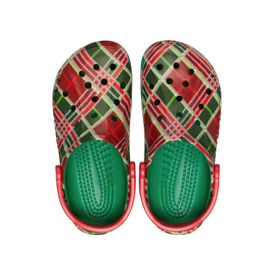 Unisex Crocs Baya Holiday Plaid Clog