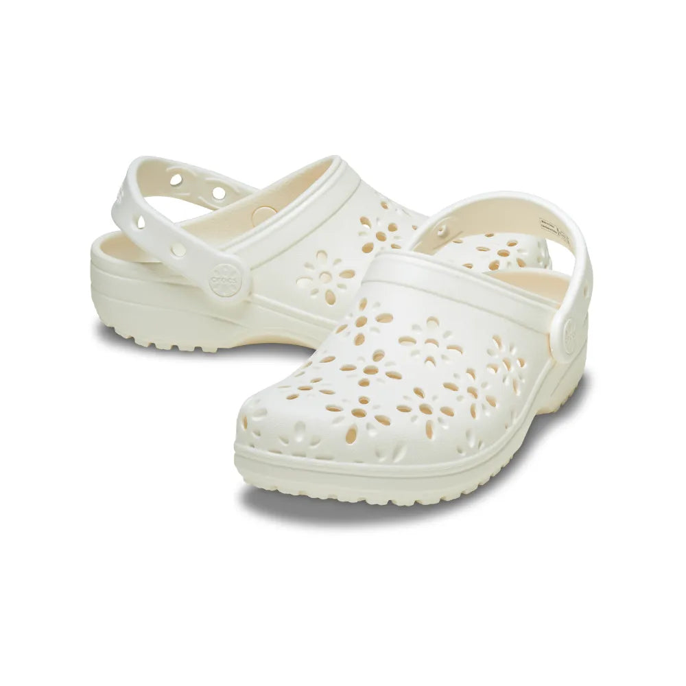 Unisex Crocs Classic Floral Cutout Clog