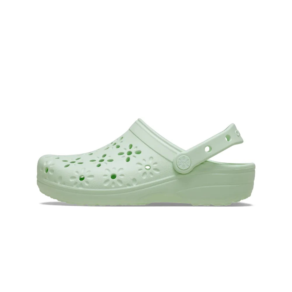 Unisex Crocs Classic Floral Cutout Clog