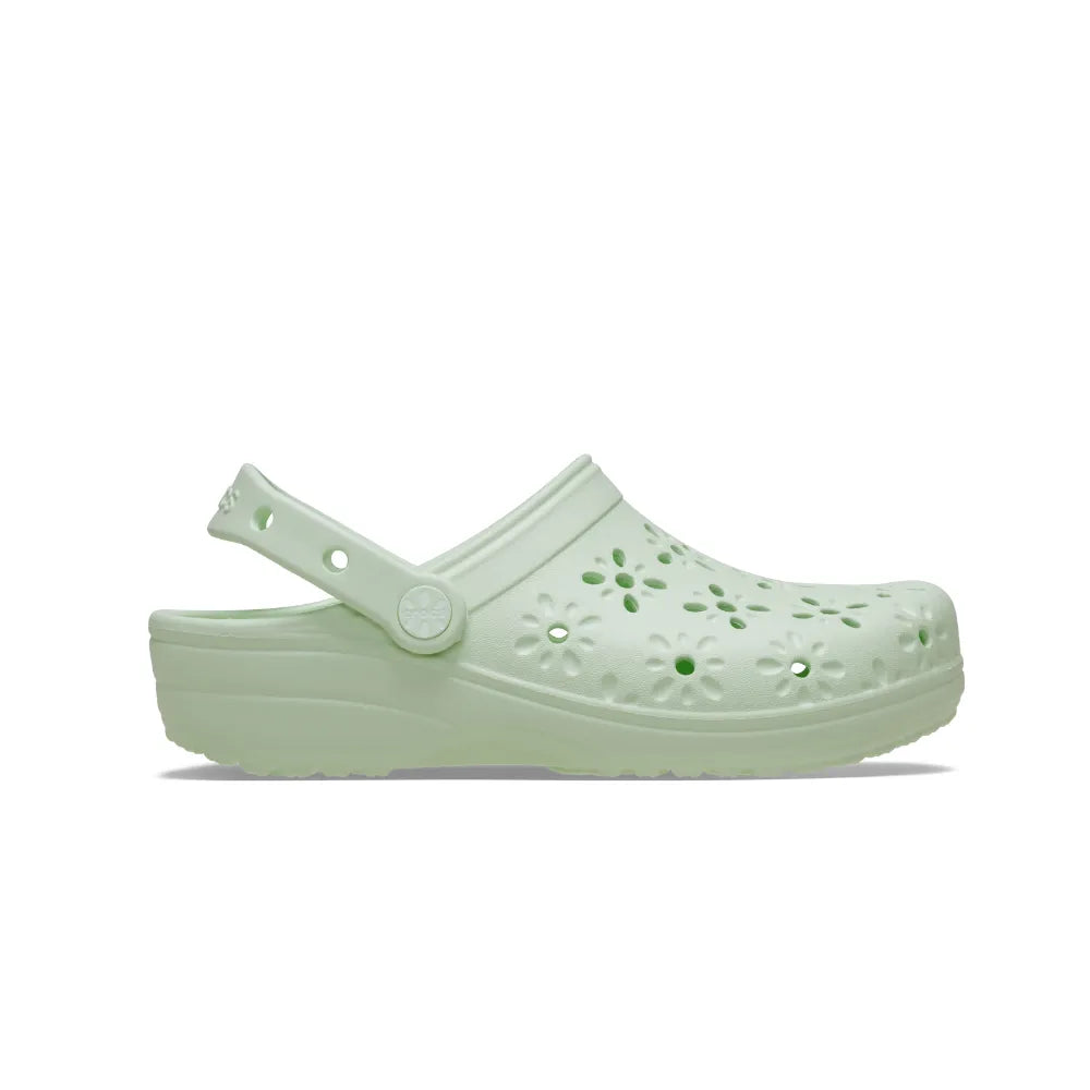 Unisex Crocs Classic Floral Cutout Clog