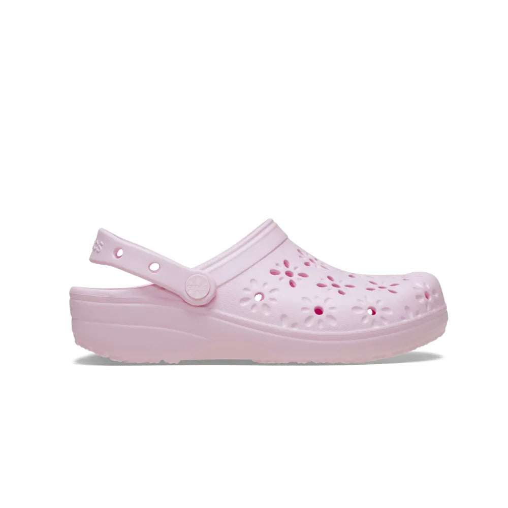 Unisex Crocs Classic Floral Cutout Clog