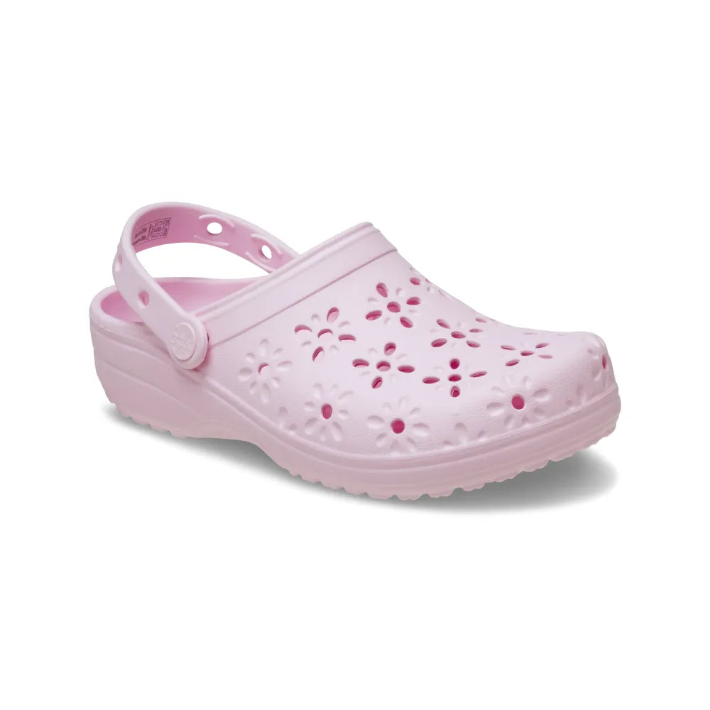 Unisex Crocs Classic Floral Cutout Clog