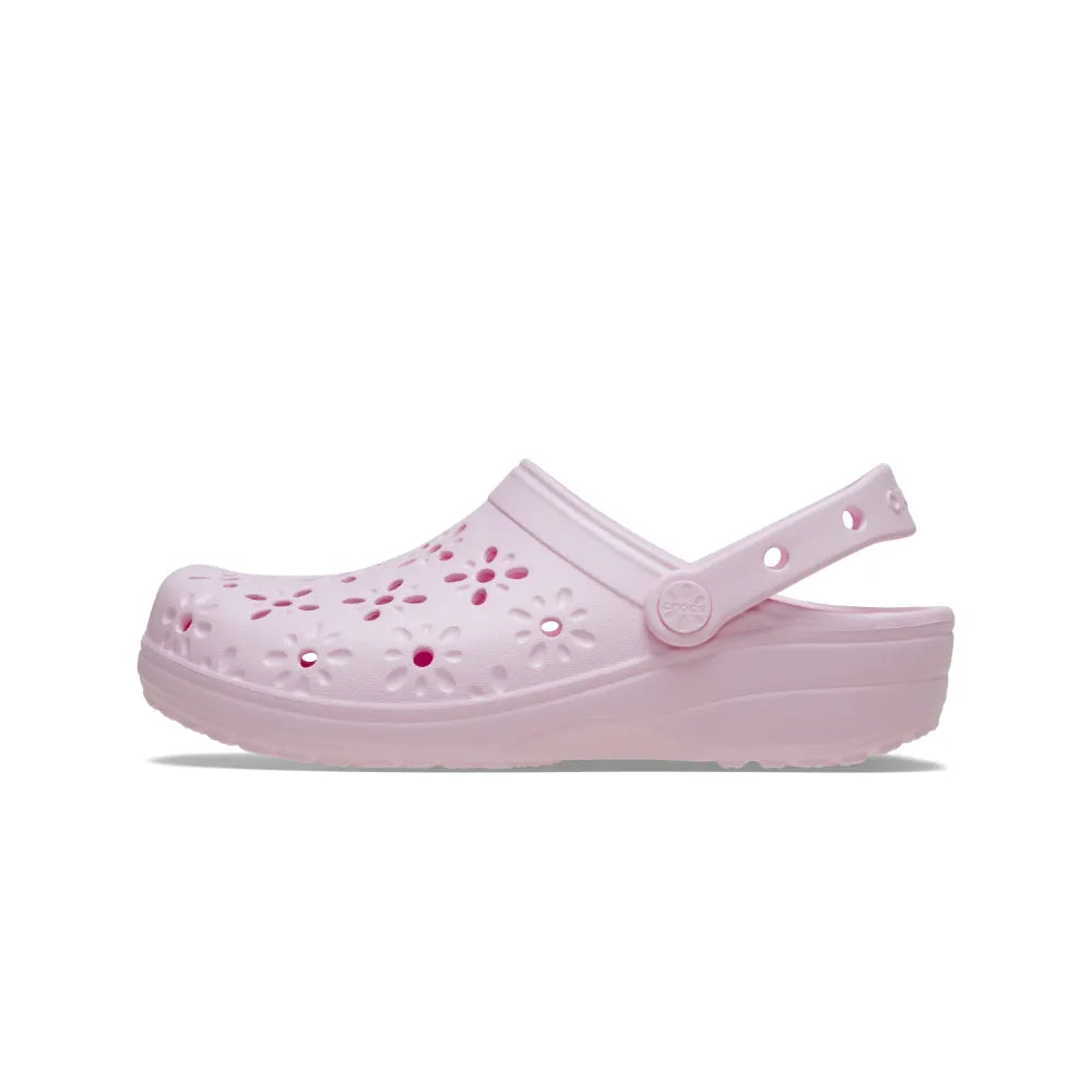 Unisex Crocs Classic Floral Cutout Clog