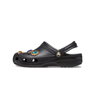 Giày Clog Unisex Crocs Classic Jewel - Black