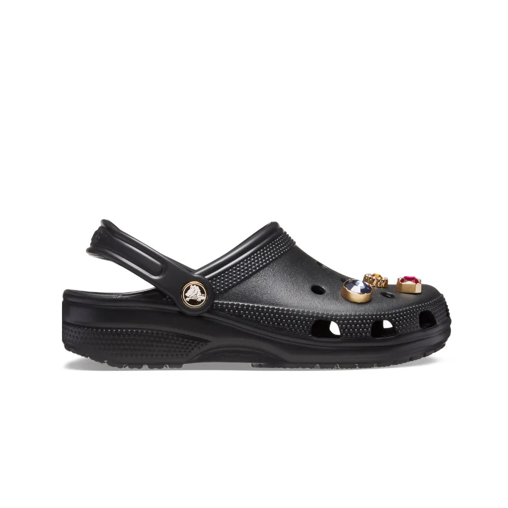 Giày Clog Unisex Crocs Classic Jewel - Black