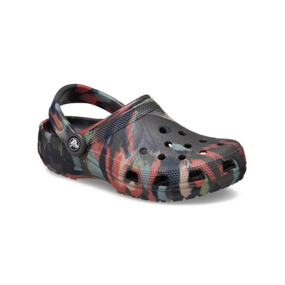 Giày Clog Unisex Crocs Classic Marbled - Black Sand