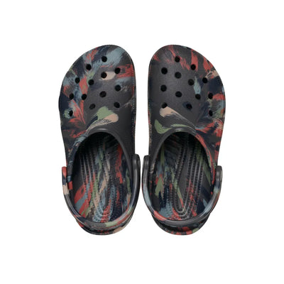 Giày Clog Unisex Crocs Classic Marbled - Black Sand