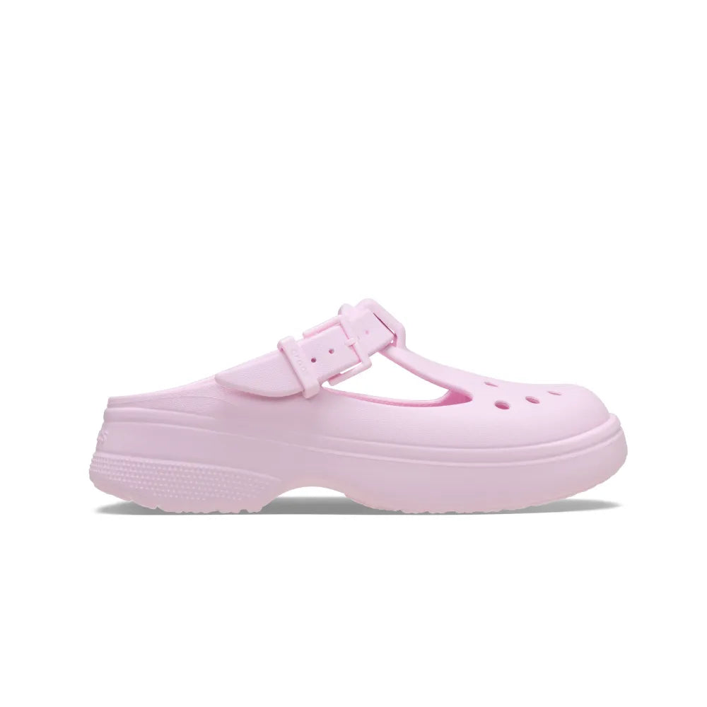 Giày Clog Unisex Crocs Classic Mary Jane - Pink Milk