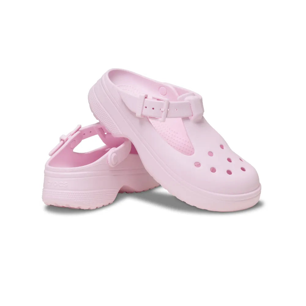 Giày Clog Unisex Crocs Classic Mary Jane - Pink Milk