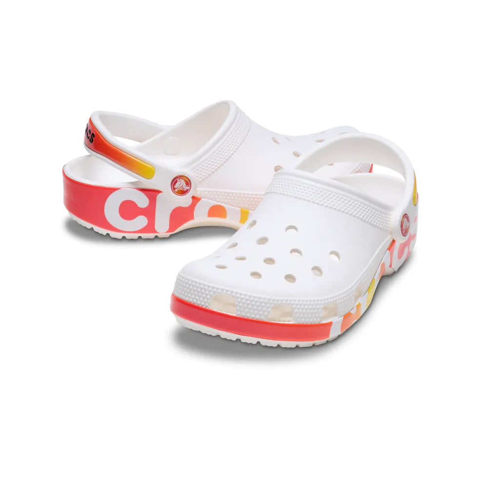 Unisex Crocs Classic Reflector - White