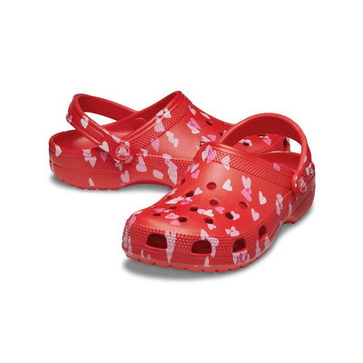 Giày Clog Unisex Crocs Classic Vday - Cherry Red