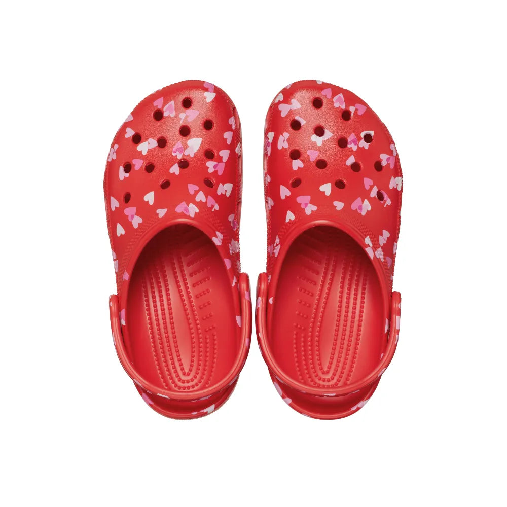 Giày Clog Unisex Crocs Classic Vday - Cherry Red