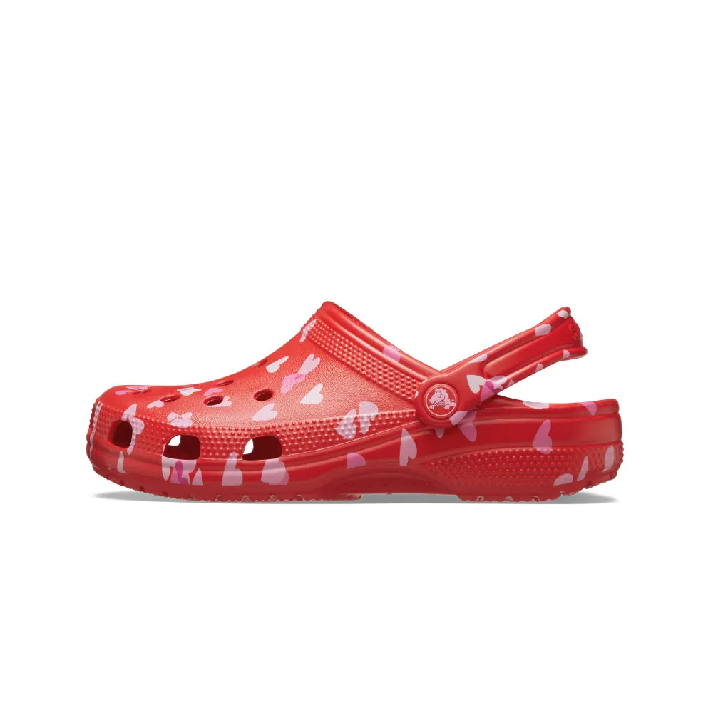 Giày Clog Unisex Crocs Classic Vday - Cherry Red