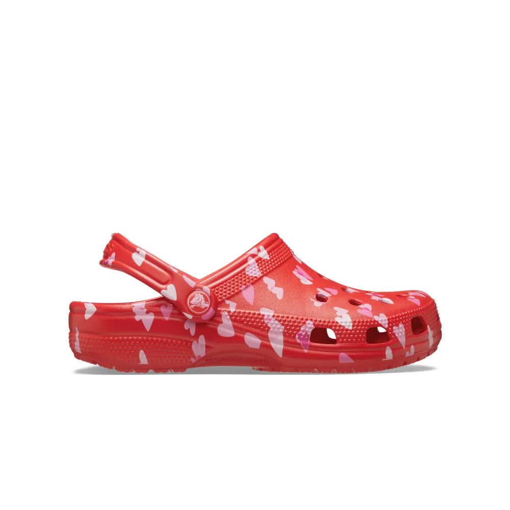 Giày Clog Unisex Crocs Classic Vday - Cherry Red