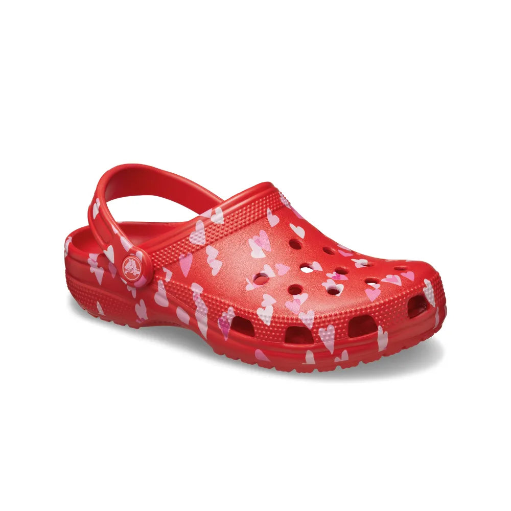 Giày Clog Unisex Crocs Classic Vday - Cherry Red